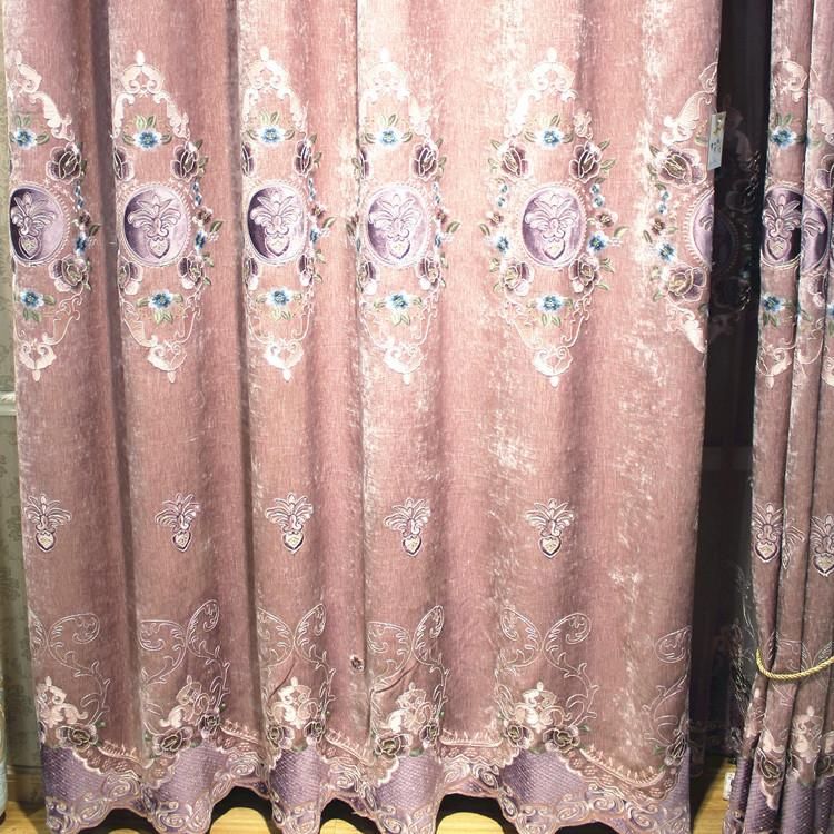 pink curtain