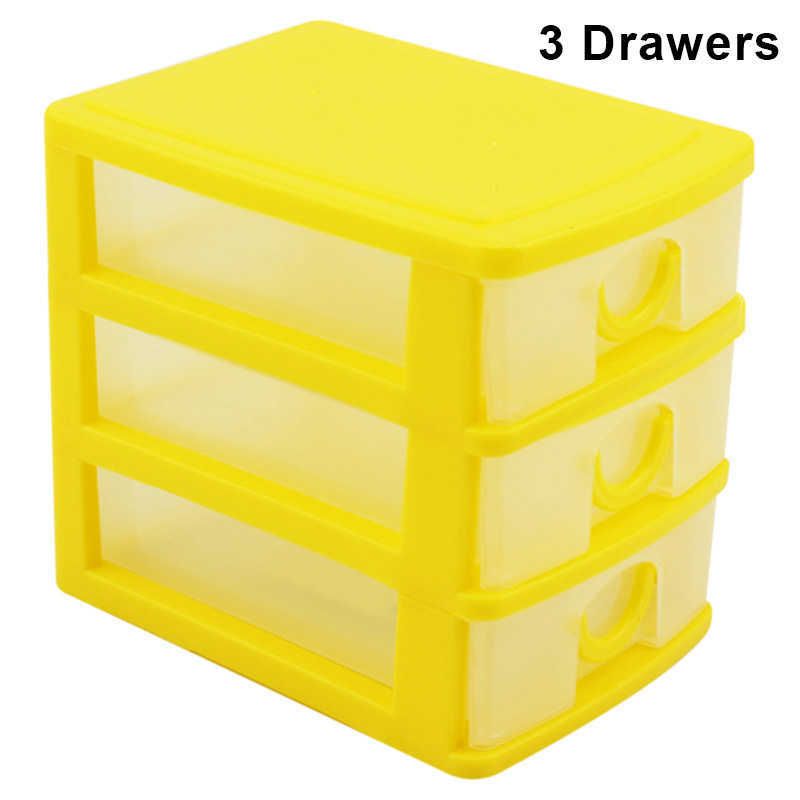3 cassetti gialli