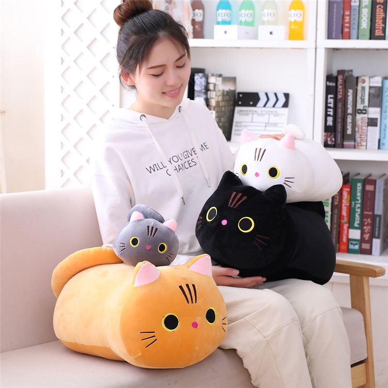 25 35 50cm cute cat stuffed toy cartoon animal plush doll child sleeping soft pillow sofa 25 35 50cm cute cat stuffed toy cartoon animal plush doll child sleeping soft pillow sofa