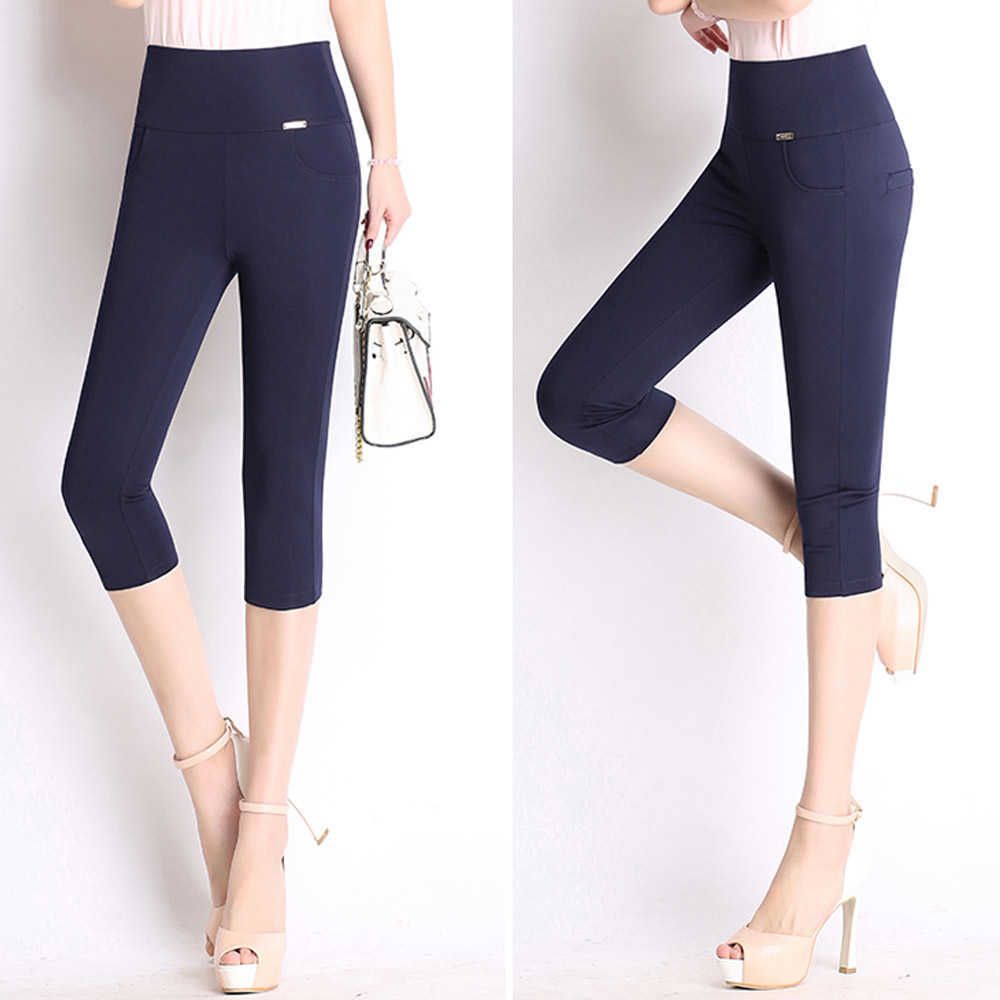 Navy Calf Length