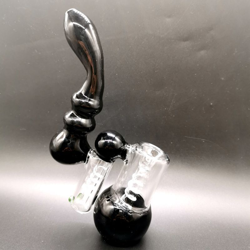Black glass pipe