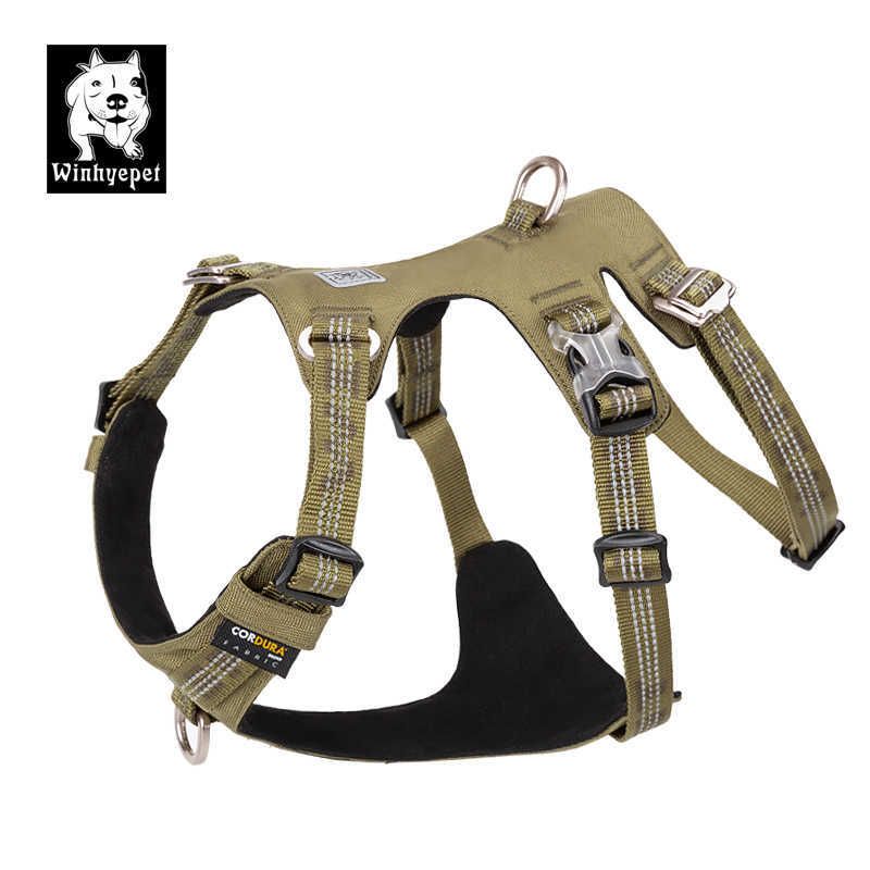 Green Dog Harness