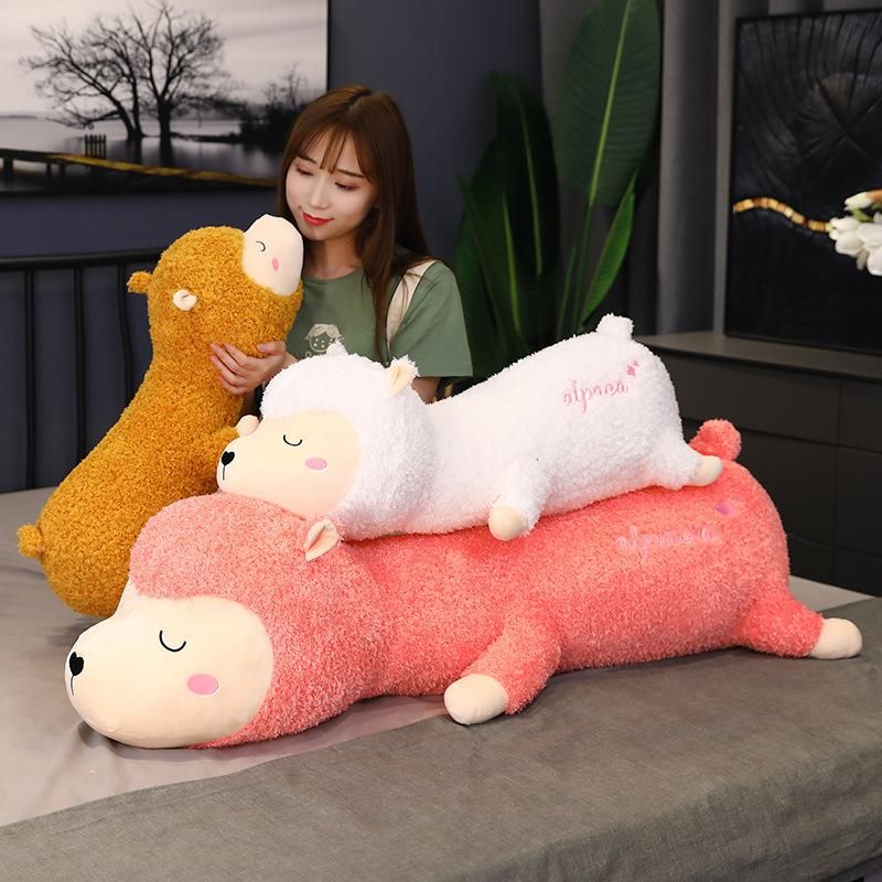 Pillow Arrival Lying Alpaca Plush Toy Full Filling Stuffed Animal Sleep Pillows For Kids Birthday Gifts Pillow Arrival Lying Alpaca Plush Toy Full Filling Stuffed Animal Sleep Pillows For Kids Birthday Gifts
