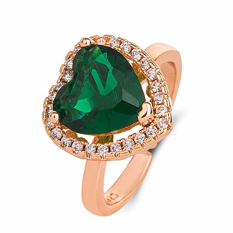 Emerald Ring Rose Gold