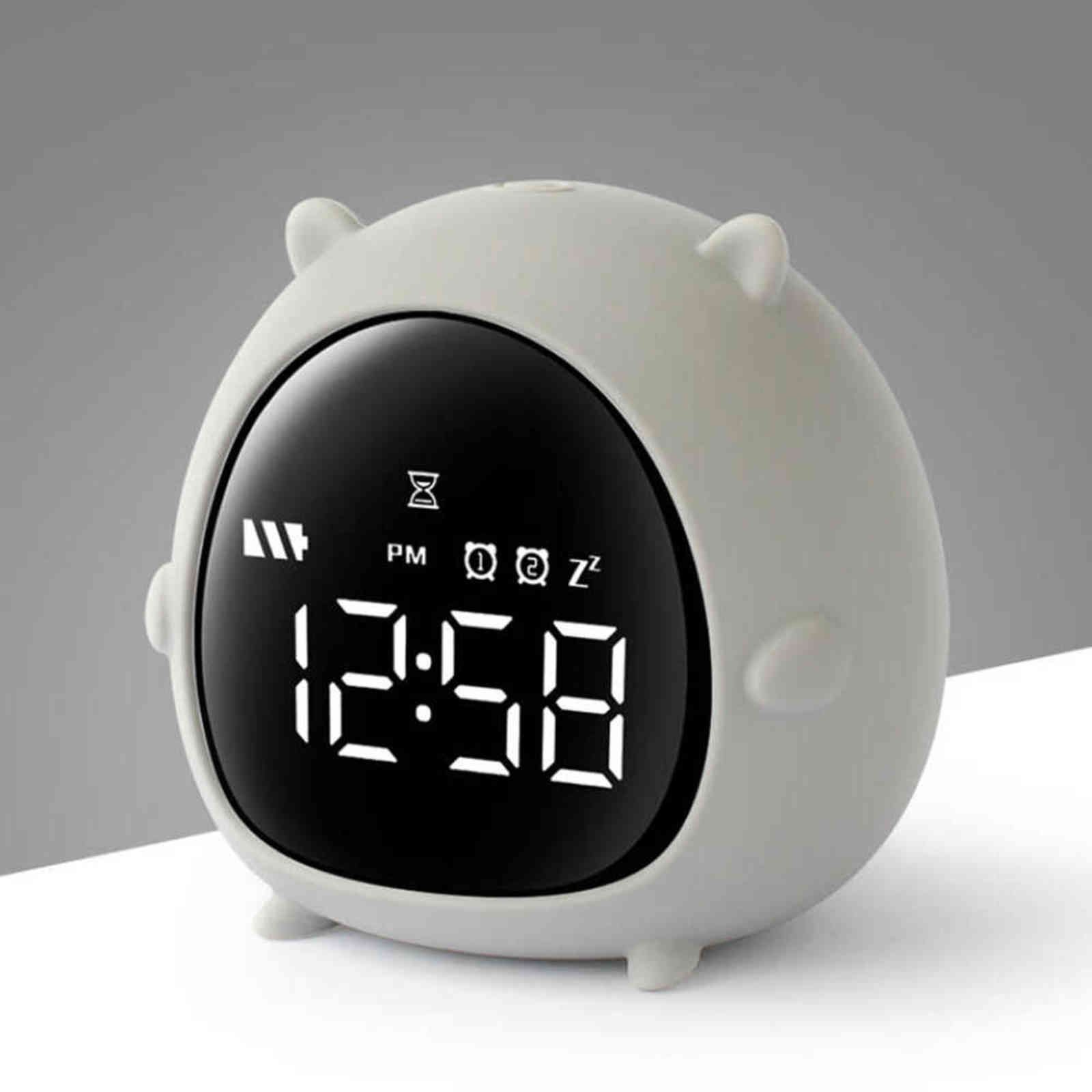 Grey Alarm Clock