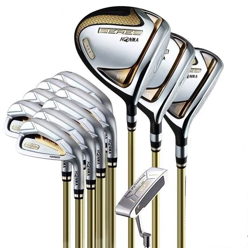 Complete Set Honma S 07 Golf Clubs Driver Fairway Woods Irons + Free