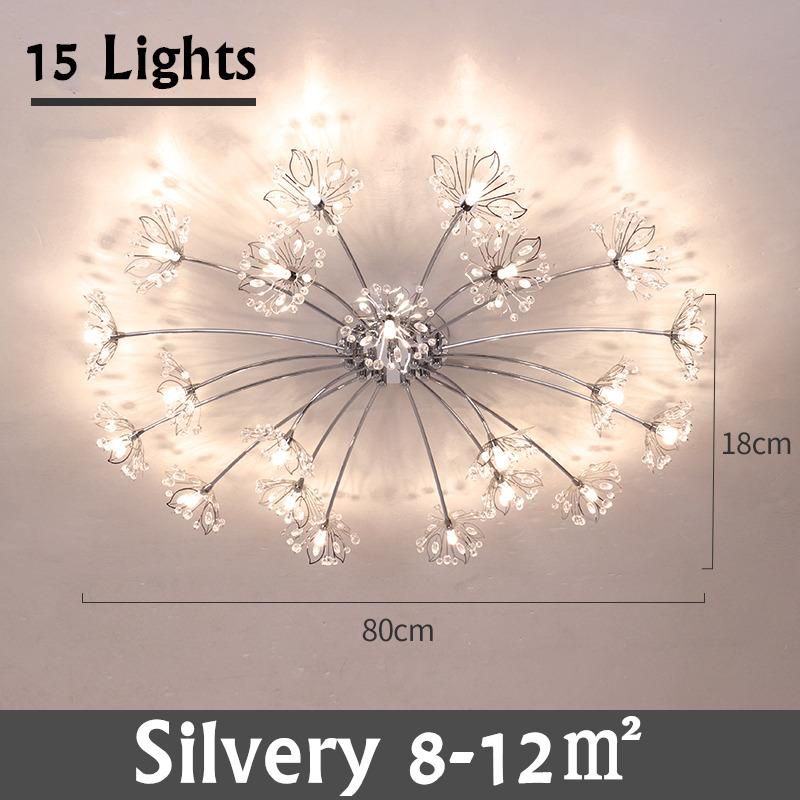 Silvery-15 lights Warm White