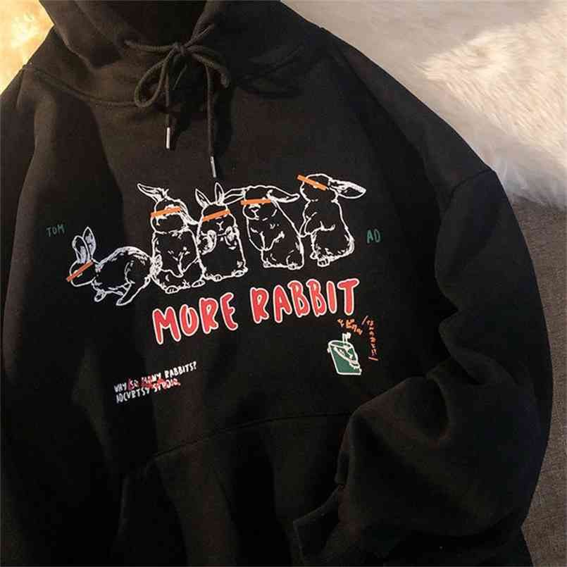 Compra Sudaderas Para Mujer Para Más Conejo Imprimir Invierno Estilo  Coreano Moda Sudaderas Con Capucha Kawaii De Gran Tamaño Con Capucha De  Poliéster Harajuku 210813 Barato | Entrega Rápida Y Calidad | Es.Dhgate