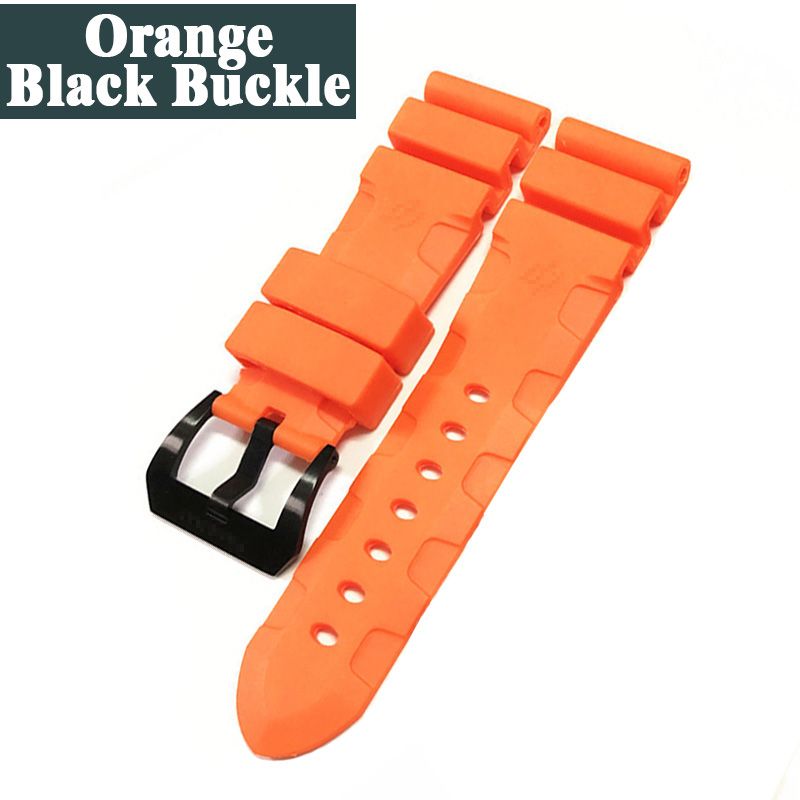 Boucle orange-noire 26mm