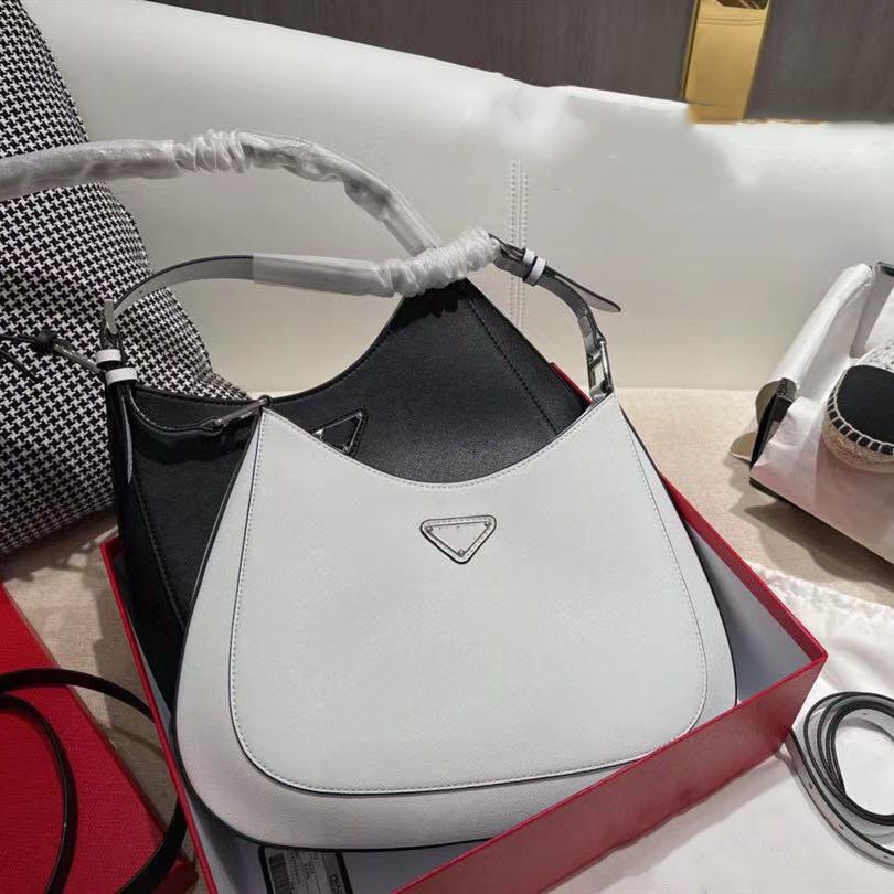 Handbag Armpit One Shoulder Bag Womens Leather Inverted Half Moon