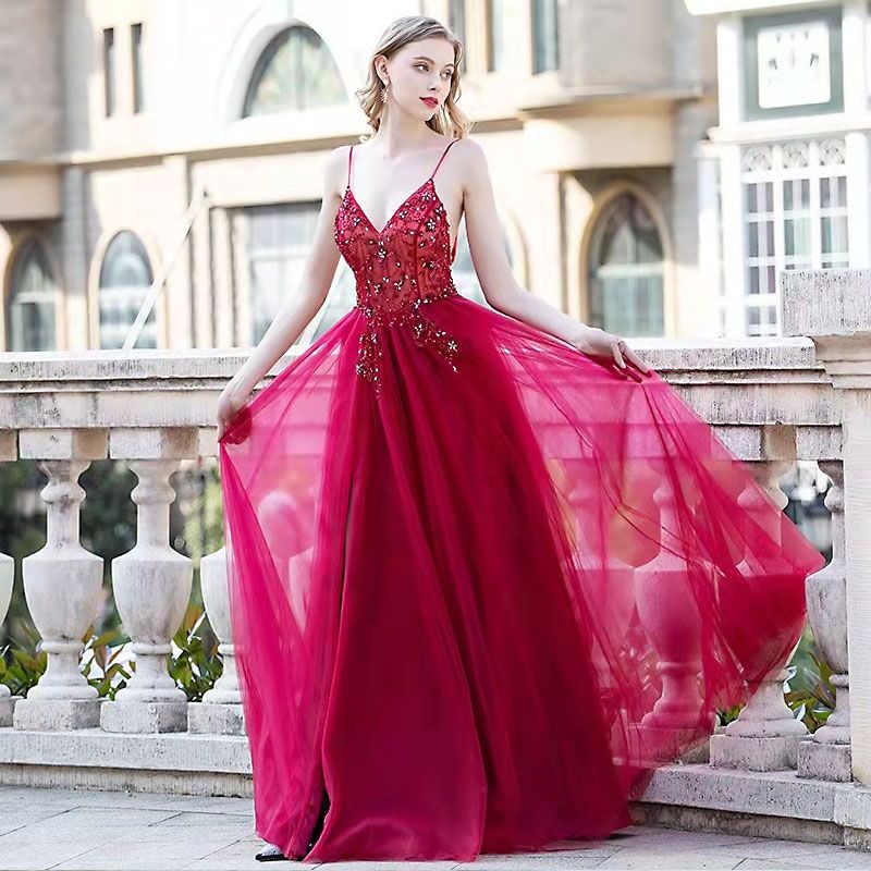 Compra Los Vestidos De Noche De Alta Gama Son Lujosos. Elegante Vestido De  Fiesta Alojó La Dama De Honor Anual De Boda. Barato | Entrega Rápida Y  Calidad | Es.Dhgate