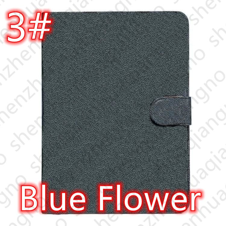 3 # fleur bleue + logo