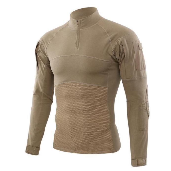militar caza traje de rana A657 para hombre entrenamiento de combate montar escalada táctica camiseta de camuflaje para exteriores senderismo militar caza traje de rana A657 para hombre entrenamiento de combate montar escalada táctica camiseta de camuflaje para exteriores senderismo