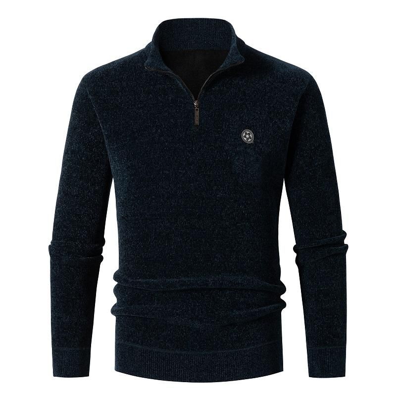 Compra Suéteres Para Hombre 2022 Camisa De Base De Color Sólido Cuello Alto  Suéter De Manga Larga Suéter Con Diseño De Cremallera Personalizada Barato  | Entrega Rápida Y Calidad | Es.Dhgate