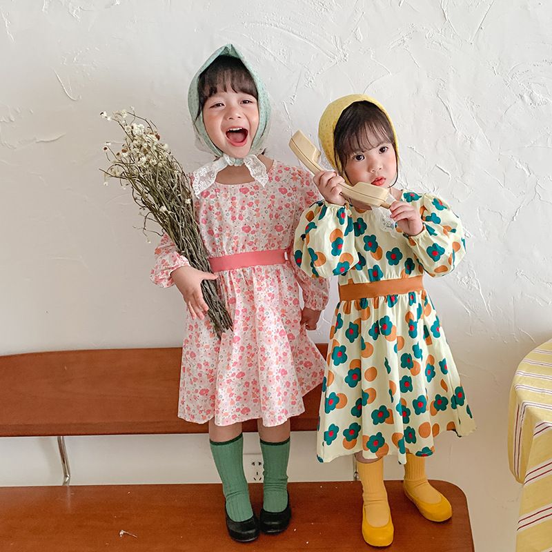 Acquistare Dudu Coreano Più Nuovo Bambini Ragazze Vestiti Floreali Bambini  Designer Primavera Autunno Vestito Boutique Qualità Economico | Consegna  Veloce E Qualità | It.Dhgate