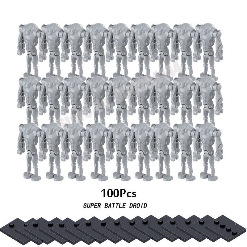 100pcs Grey.