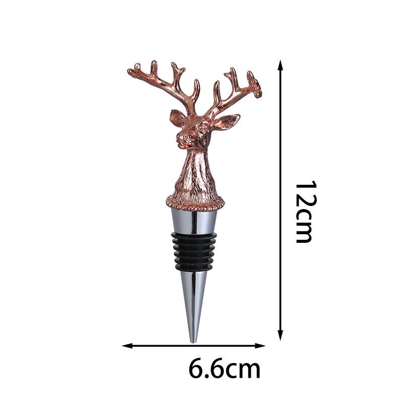 Rose golden deer (12cm)