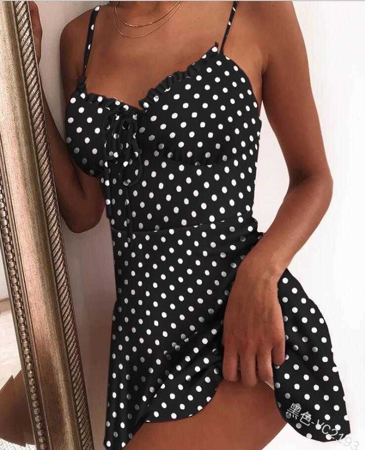 Polka dot grå