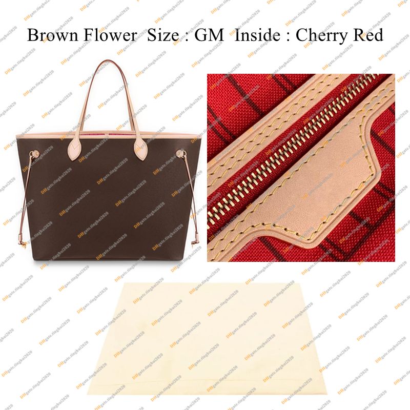 GM Brown Flower/Cherry Red