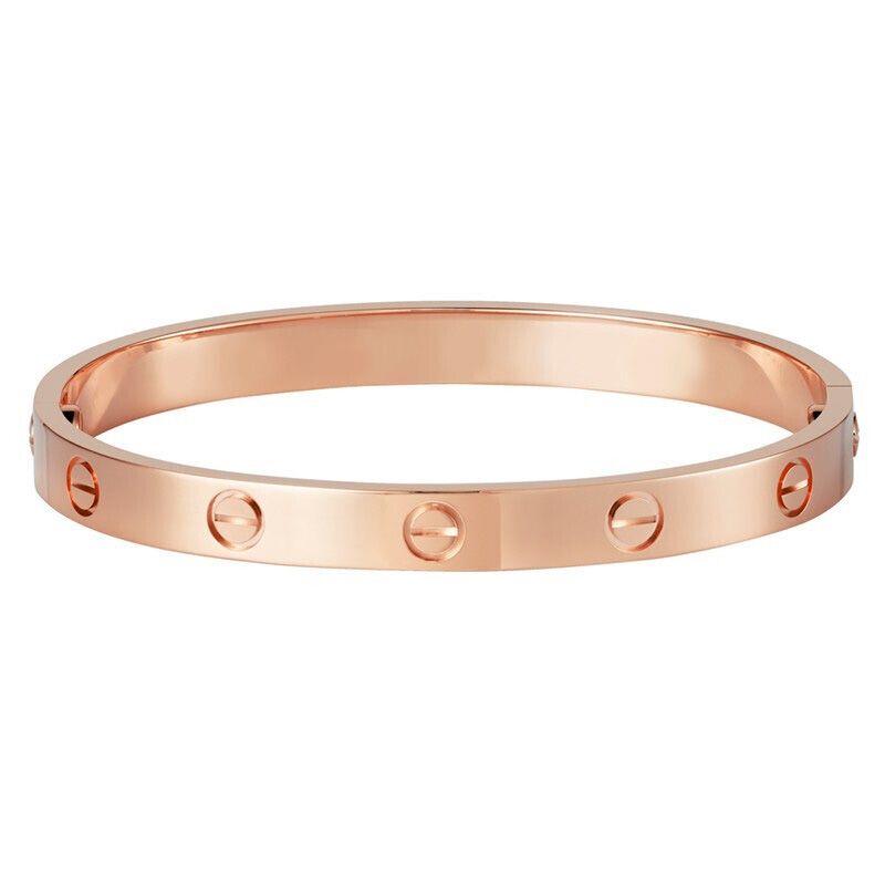 Rose gold belt without diamonds