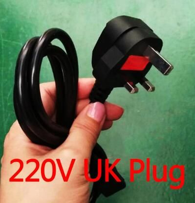 220V Reino Unido Plug.