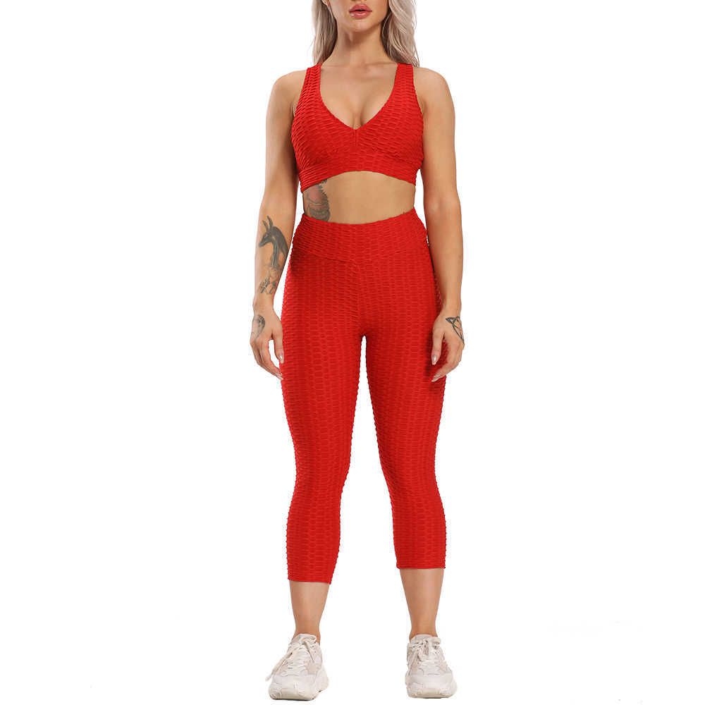 Röd yoga set