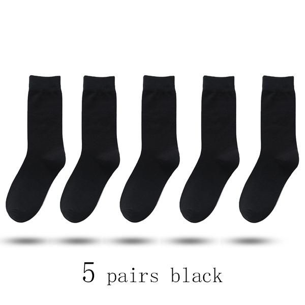 5 pares pretos