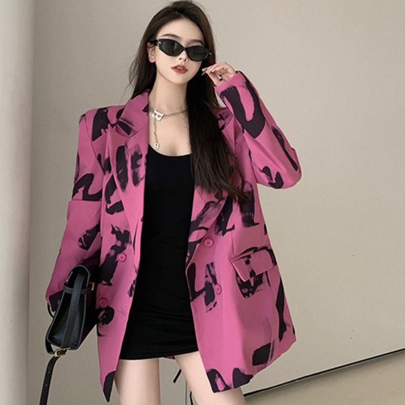 Spring Women y Blazer Coat on Sashes Split SLE Jackets Elegant Work Blazers with Belt Spring Women y Blazer Coat on Sashes Split SLE Jackets Elegant Work Blazers with Belt