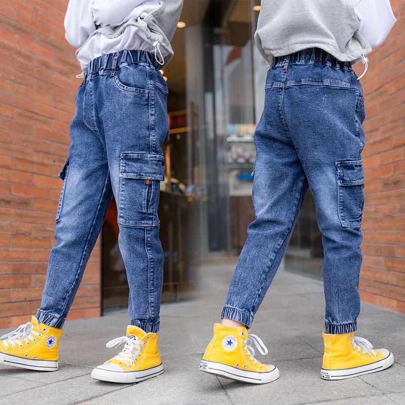 ▫♂Children s Boys Jeans 2020 New Pants Spring and Autumn Boys, Big Kids,  Korean Students, Fashion Tr | Shopee Philippines