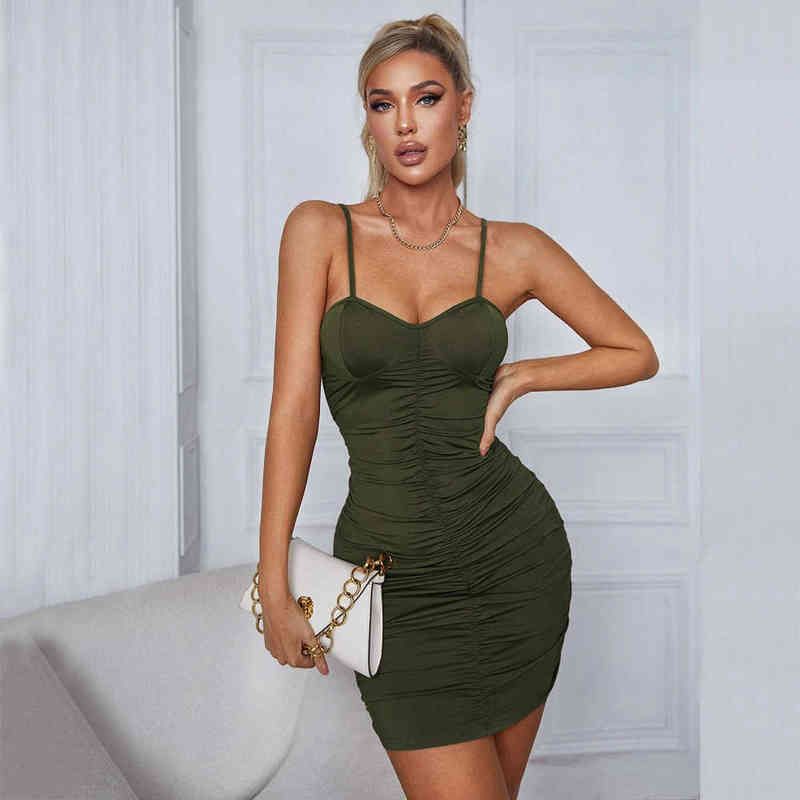 Sexy Sling Tube Top Party Dress Female 