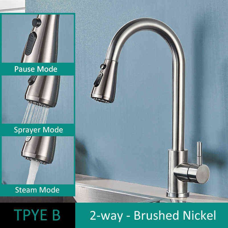 Type b Brush Nickel