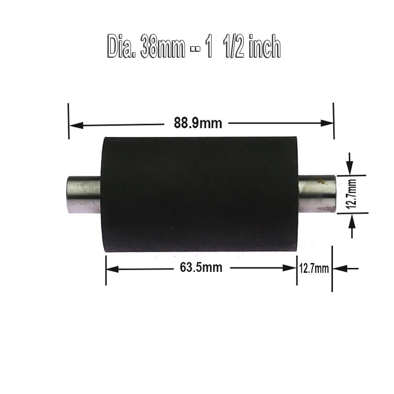 OD 1 1 / 2QUOT; Rubberen roller