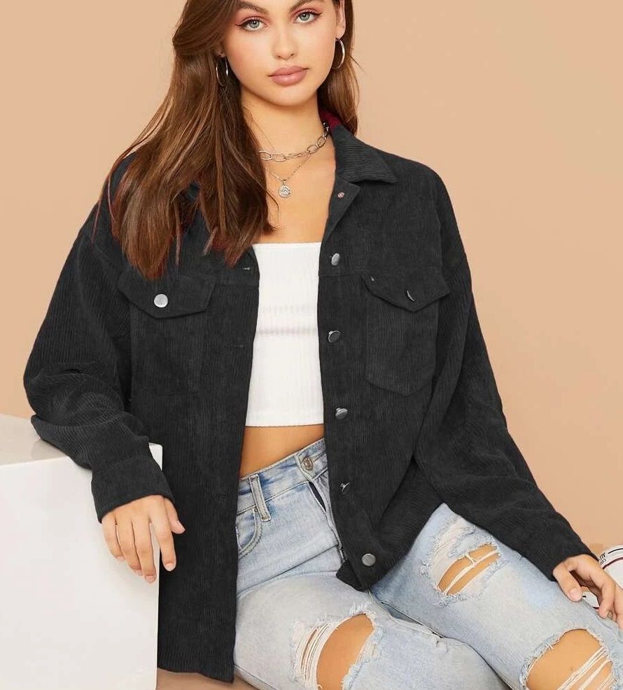 Compre Chaquetas Para Mujer Abrigos Camisas A Cuadros Tela Escupida Ropa  Gruesa Femme Fashion Streetwear Tops Cardigan Chal Abrigo Suelto Chaqueta  Ocasional Para Mujer Outerwear Windbreaker Top Hip Hop A 33,38 €