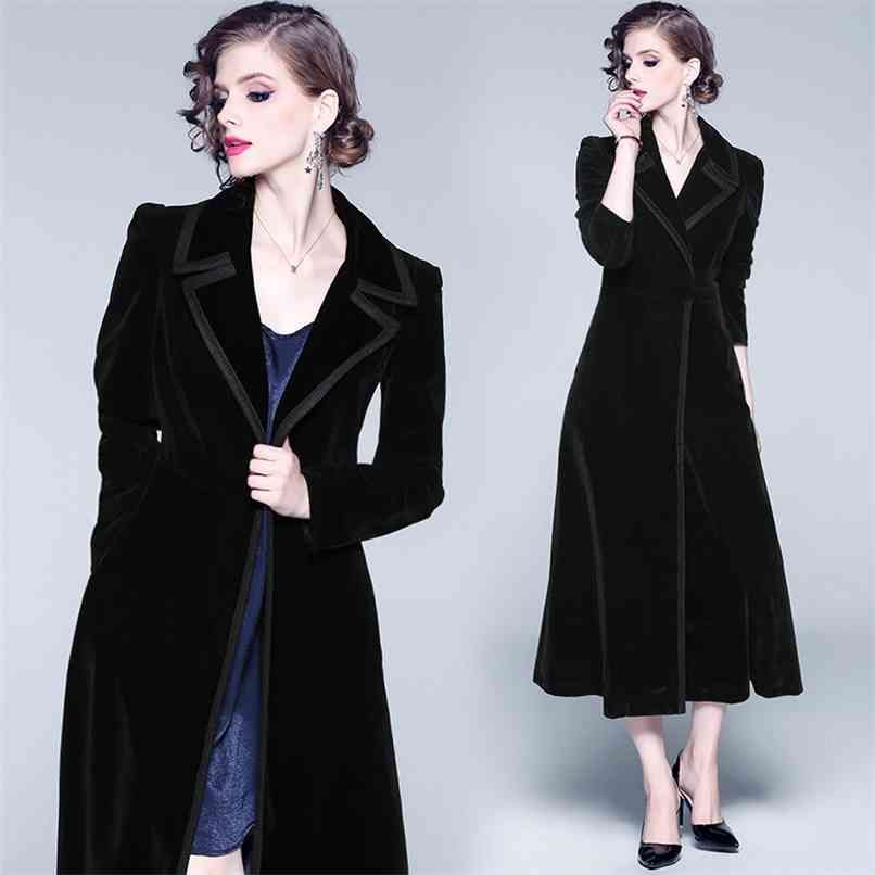 black coat designer