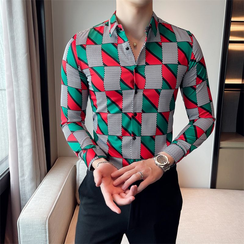 Compra Nuevo 22 Mens Designer Shirts Moda Casa De Casa Hombres Slim Fit Shirts Tripa Para Mujeres Pequeno Hombre Pequeno Color Solido Camisa De Vestir De Negocios M 4xl Top12 Barato