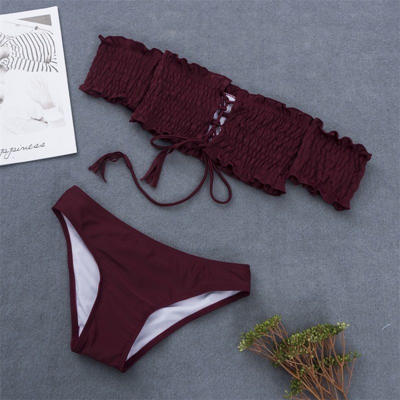 Bikini Set Vino rosso