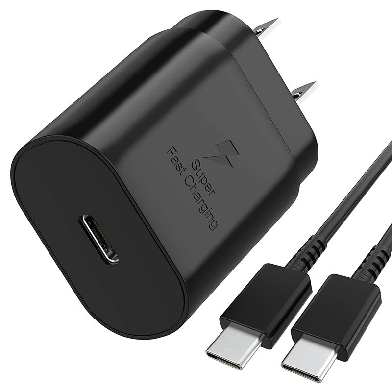 Cargadores de teléfono celular para EP-TA800JBE EP-TA800JWE SAMSUNG USB C Adaptador de cargador de viaje de pared PD 25W Super Fast Carging EP-TA845 EP-TA20JBE S21 + S21ULTRA S20 FE S10