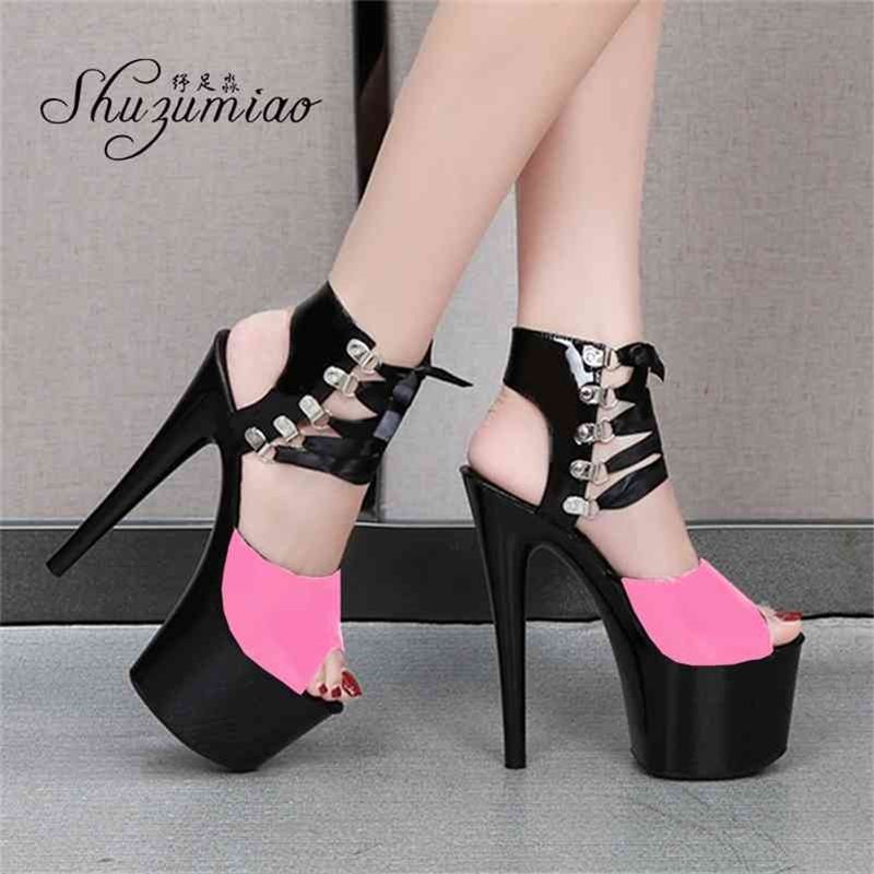 Compra Mujeres Altas Tacones Tiras Pole Dance Gladiador Más Tamaño  Sandalias Fetichismo Tobillero Correa Sexy Plataforma De Boda Zapato 210415  Barato | Entrega Rápida Y Calidad | Es.Dhgate