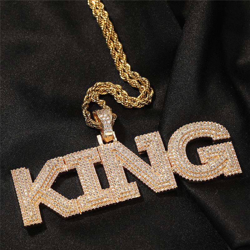 Gold Silver Color Bling CZ Stone 