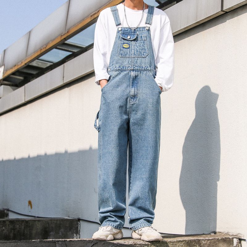 Compra Monos 2021 Pantalones Vaqueros Ocasionales Sueltos De Primavera Hombres  90% Cato Calidad De Gran Tamaño Denim Broek Man Cargo Macho Jarretel Barato  | Entrega Rápida Y Calidad | Es.Dhgate