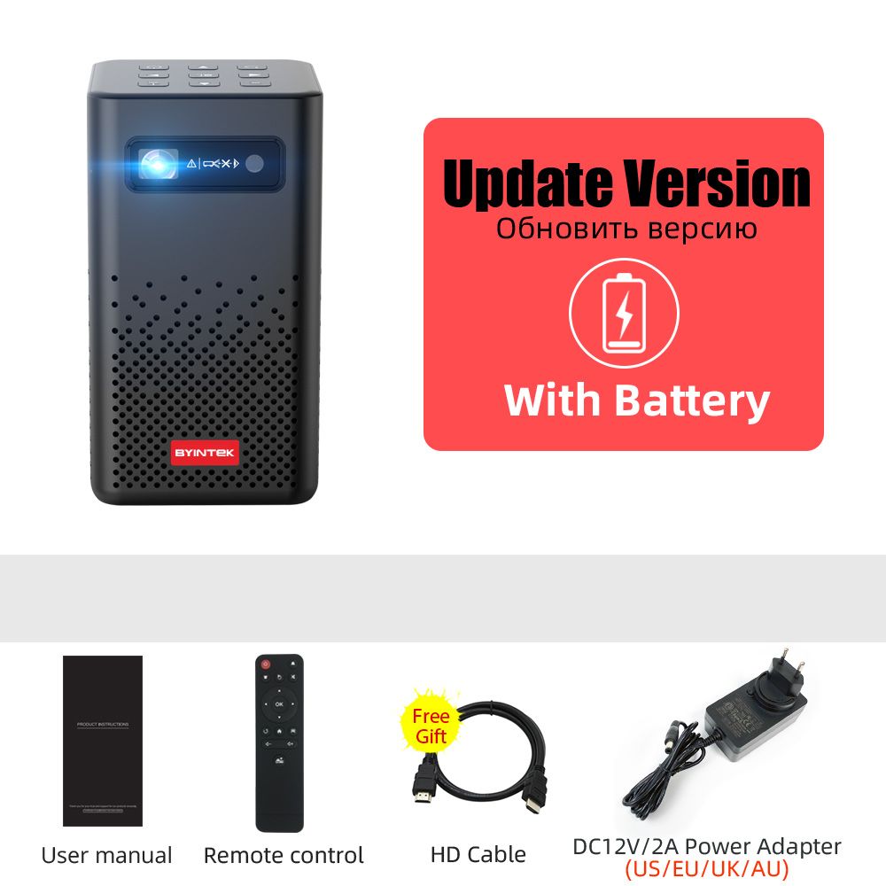 Портативный Мини Проектор Byintek P20 Купить