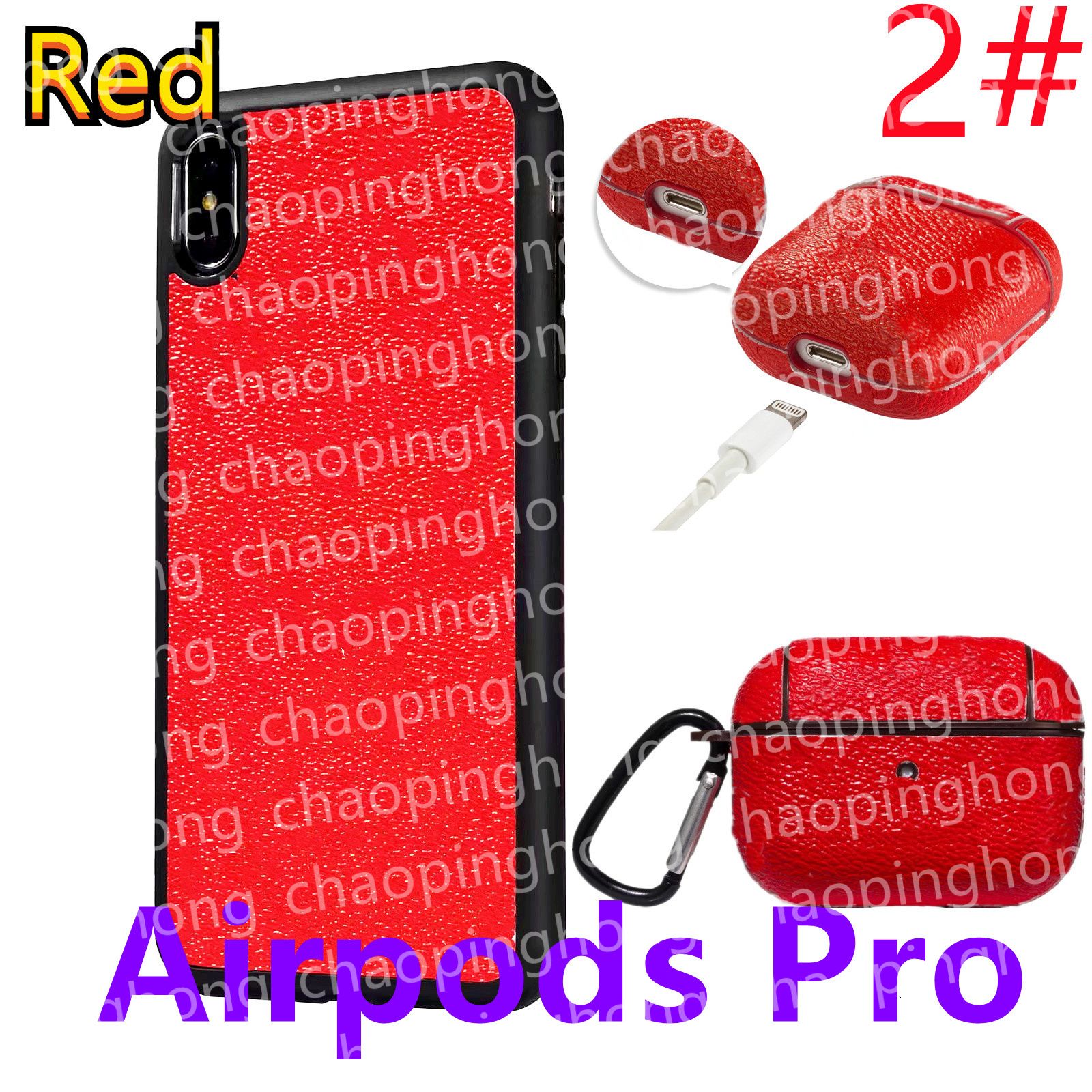 2#[L] Red Flower AirPods Pro