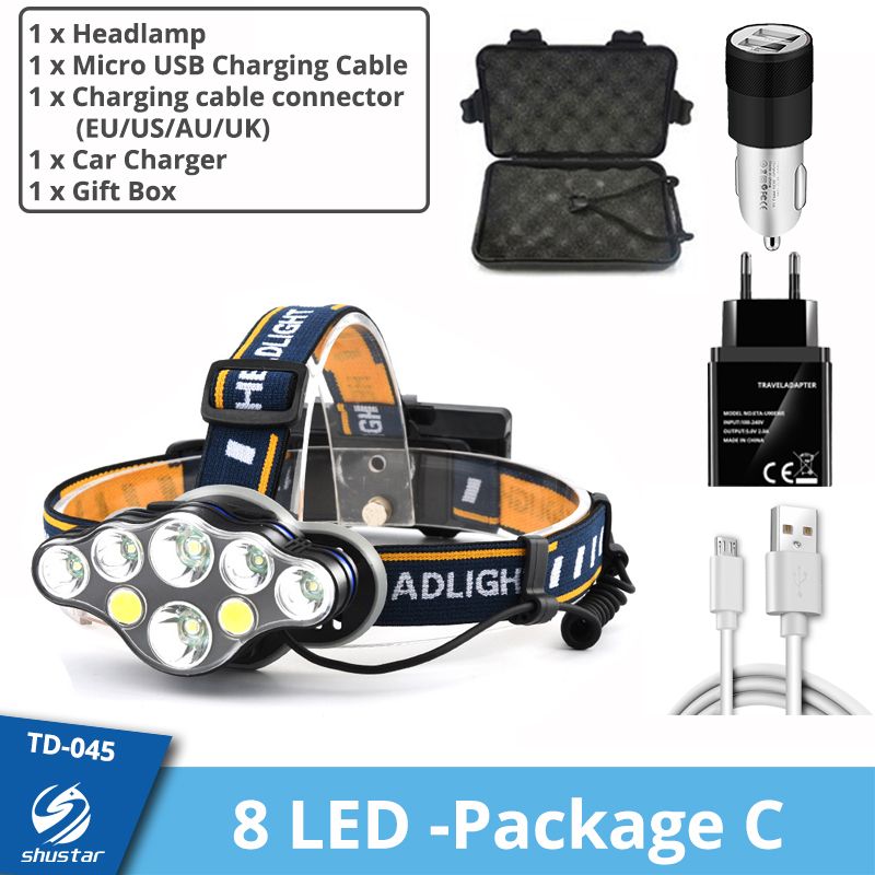 8LED-Without batteryr-Package C