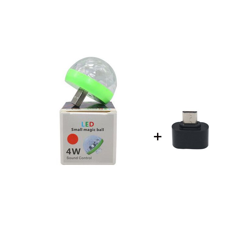 Green + Micro USB-adapter