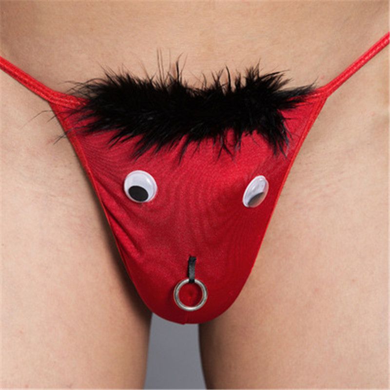 Funny Underwear Men Animal Thong Gay Sexy G-String Underwear Erotic Man T-Back for Party Funny Underwear Men Animal Thong Gay Sexy G-String Underwear Erotic Man T-Back for Party
