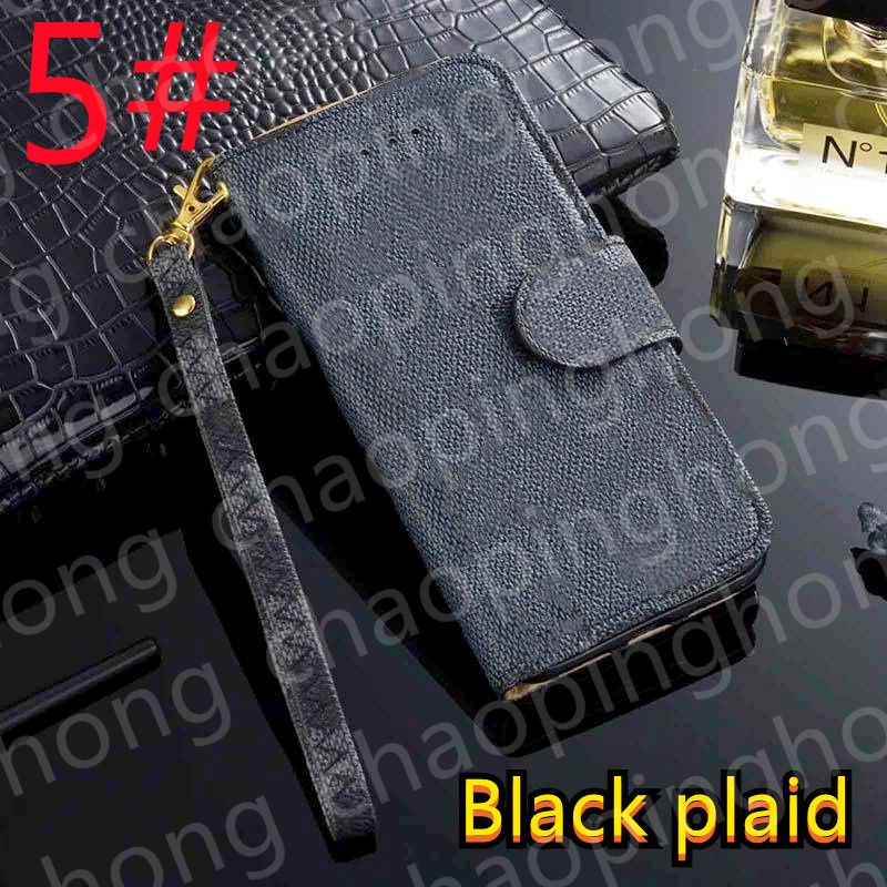 5#Black Plaid+Logo
