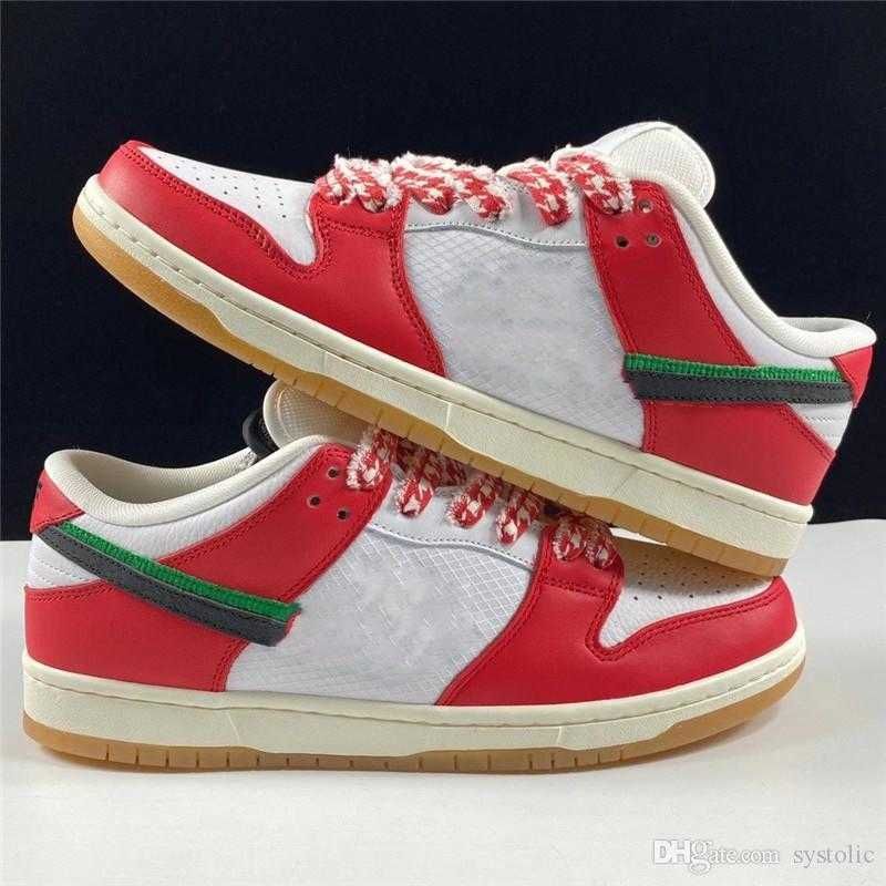 Compre Auténtico SB Frame Skate Low Dunk Habibi Chile Rojo Blanco Lucky  Green Black Mujeres Deportes Zapatillas De Deporte Con Caja Original A  189,31 € Del Bluesky923 | Es.Dhgate.Com