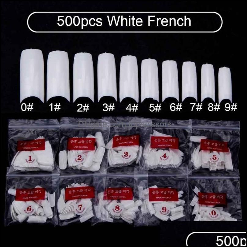 500Pcs White French