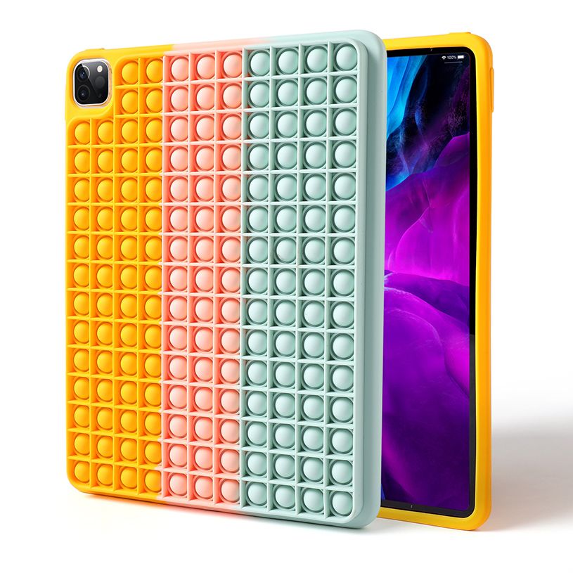 Silicone Case Pop It Fidget Kids Tablet Covers For IPad Pro 12.9 10.9