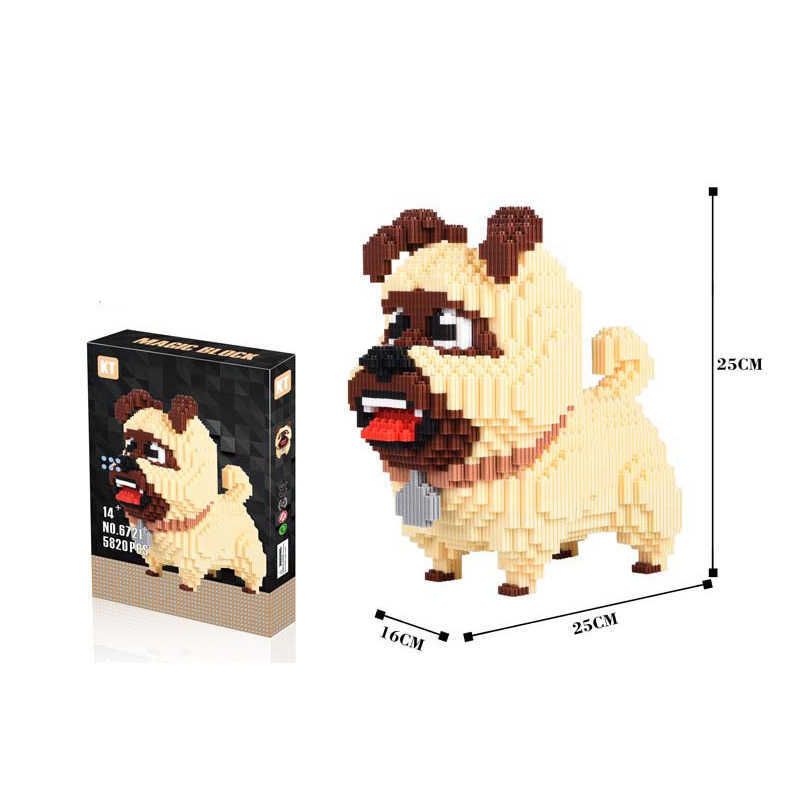 Balody Mel Pug Pet Dog Animal DIY Diamond Mini Nano Building Block Bricks Toys Balody Mel Pug Pet Dog Animal DIY Diamond Mini Nano Building Block Bricks Toys
